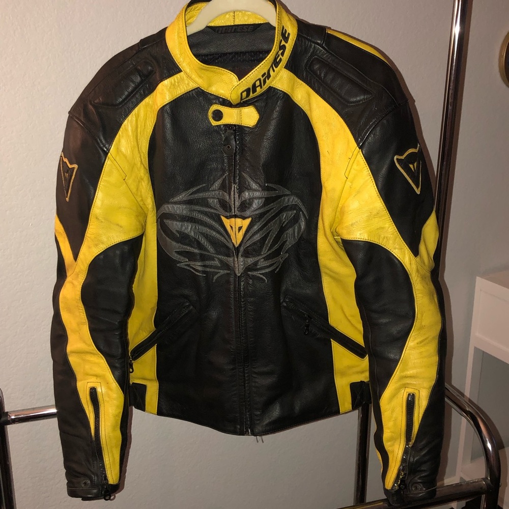 Mans Leather Biker Jacket